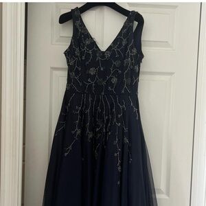 Adrianna Papel Beaded Dress (Brand New)